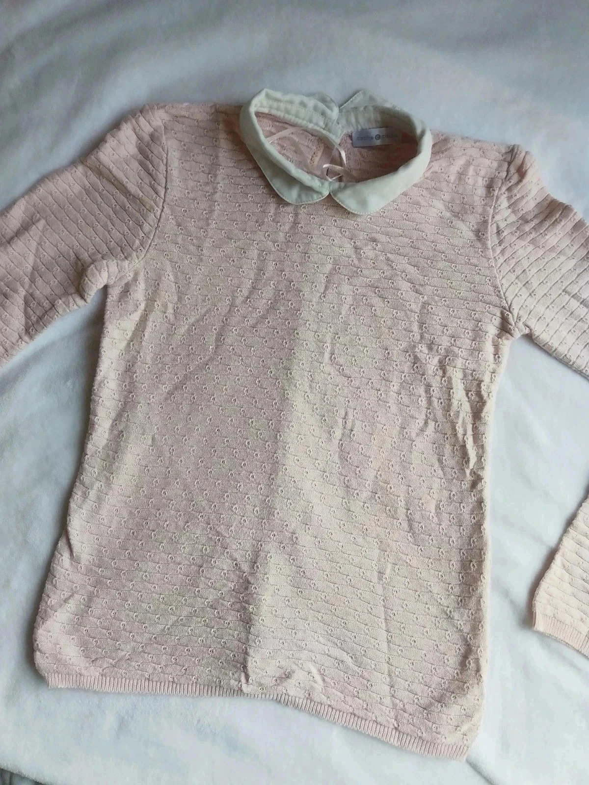 Pull col blanc